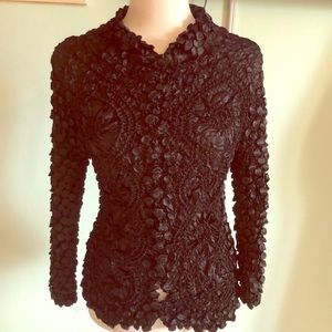 Black button up blouse